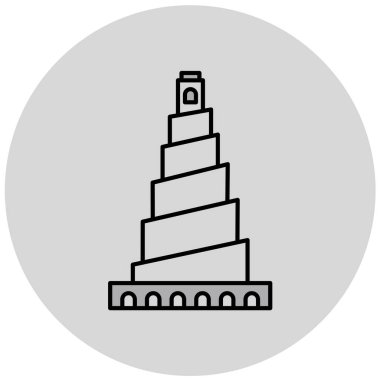 Yapı simgesinin vektör illüstrasyonu