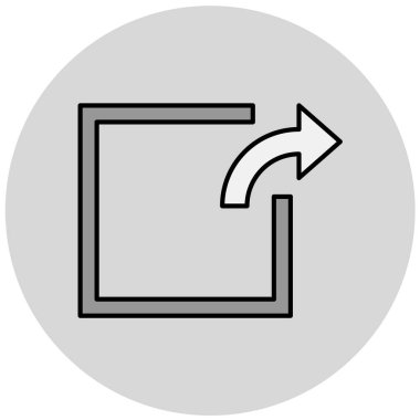 ok simgesi, vektör illüstrasyonu