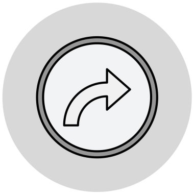 ok simgesi vektör illüstrasyonu