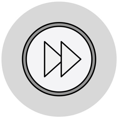  düğme simgesi, vektör çizimi