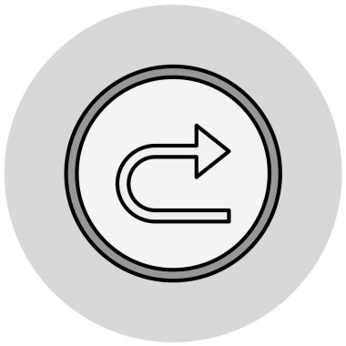 ok simgesi, vektör illüstrasyonu