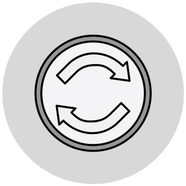 ok simgesi, vektör illüstrasyonu