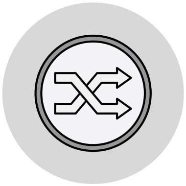 ok simgesi, vektör illüstrasyonu