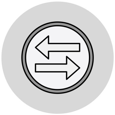 ok simgesi, vektör illüstrasyonu