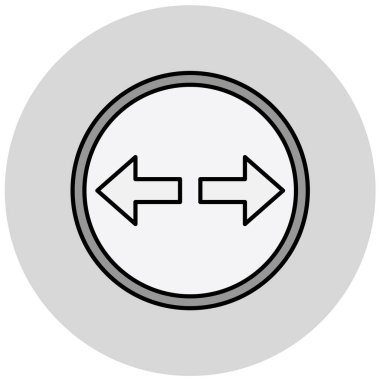 ok simgesi vektör illüstrasyonu