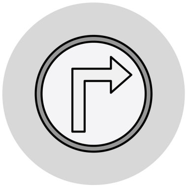 ok simgesinin vektör illüstrasyonu