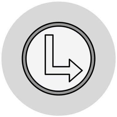 ok simgesi, vektör illüstrasyonu