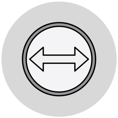 ok simgesi vektör illüstrasyonu