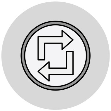 ok simgesi, vektör illüstrasyonu