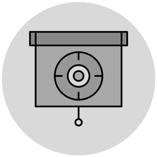 Icon Vector Illustration Grey Background — ストックベクタ