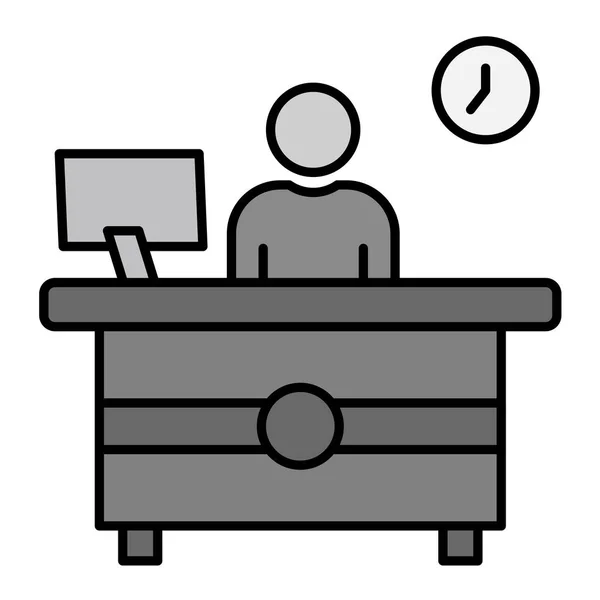 Avatar Man Laptop Computer Vector Illustration — Stock Vector