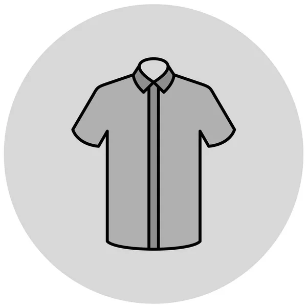 Ícone Camisa Ilustração Vetorial — Vetor de Stock