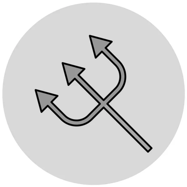 Ilustración Vectorial Del Icono Flecha — Archivo Imágenes Vectoriales