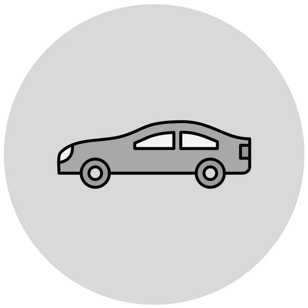 Illustrazione Del Vettore Dell Icona Dell Automobile — Vettoriale Stock