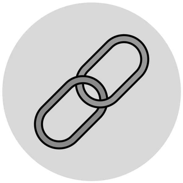 Link Symbol Vektorillustration — Stockvektor