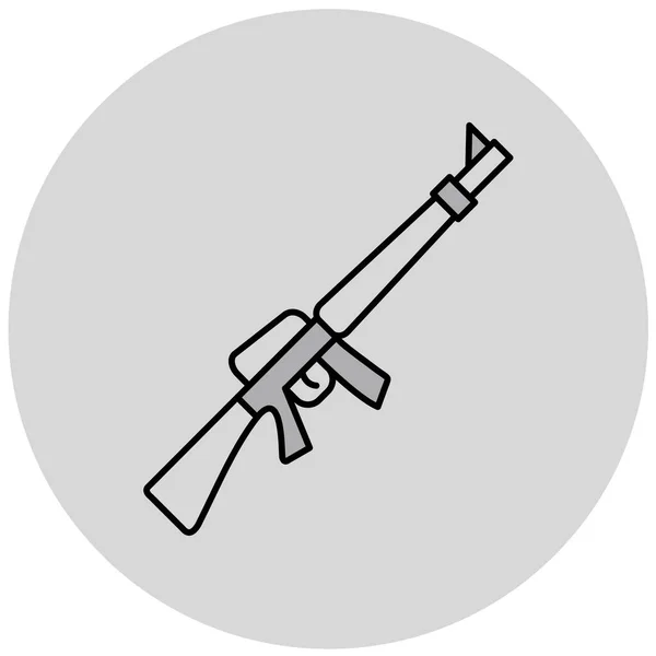 Icône Arme Illustration Vectorielle — Image vectorielle