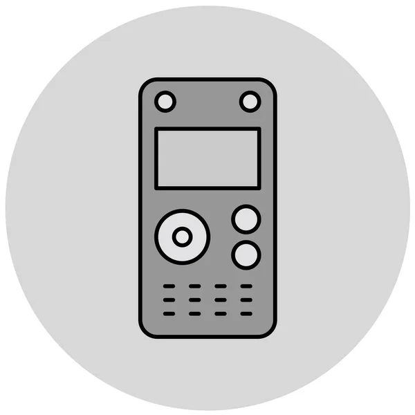 Icono Del Teléfono Móvil Ilustración Simple Iconos Vectores Consola Llamada — Archivo Imágenes Vectoriales