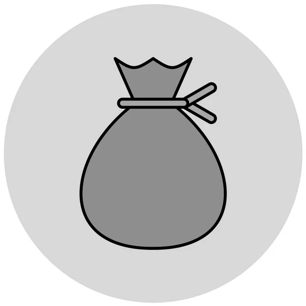 Sack Web Icon Simple Illustration — Stock Vector