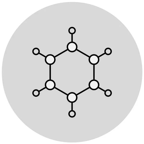 分子ベクトルアイコン現代的なシンプルなデザイン — ストックベクタ