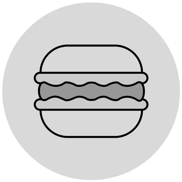 Hamburger Icon Vector Illustration — Stock Vector