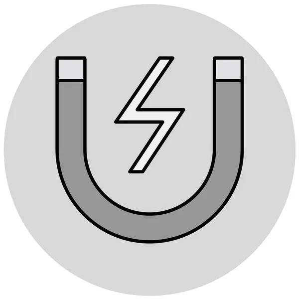 Vektorová Ikona Síla Energie Ilustrace — Stockový vektor