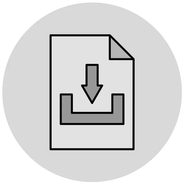 Télécharger Icône Fichier Illustration Vectorielle — Image vectorielle