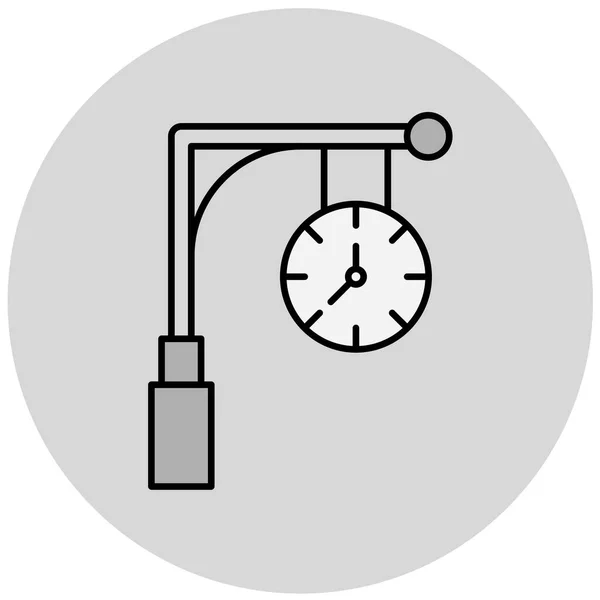 Ilustración Vectorial Del Icono Del Reloj Moderno — Vector de stock