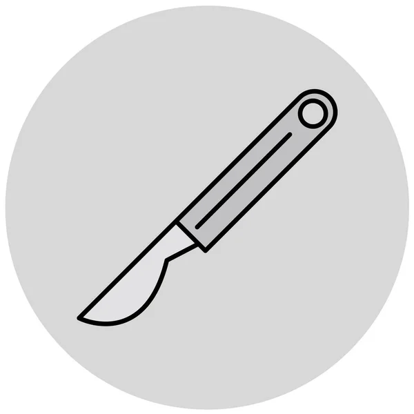 Knivikon Vektor Illustration — Stock vektor