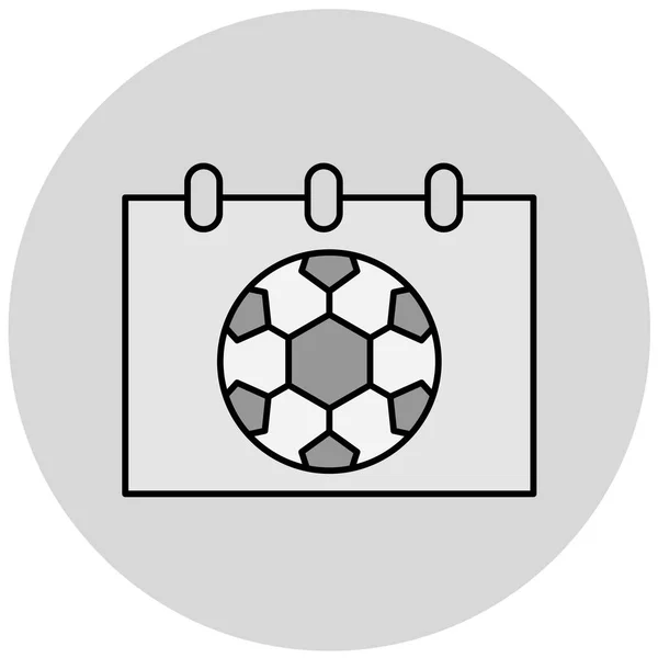 Icône Sport Dans Fond Isolé Style Tendance — Image vectorielle