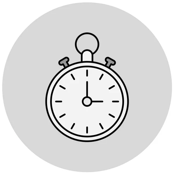 Stopwatch Icoon Vectorillustratie — Stockvector