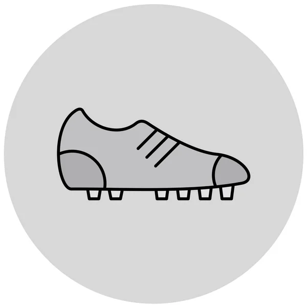 Een Sneaker Web Icoon Eenvoudige Illustratie — Stockvector