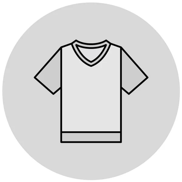 Tシャツアイコンベクトルイラスト — ストックベクタ