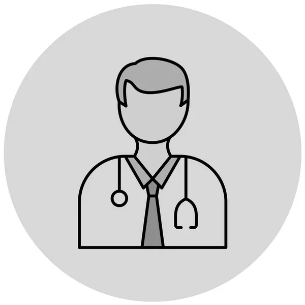 Ilustração Vetorial Doctor Icon —  Vetores de Stock