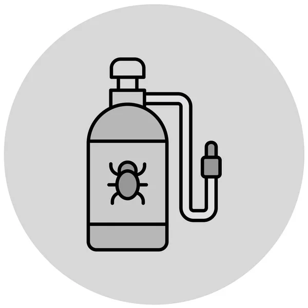 殺虫剤シンプルなアイコンベクトルイラスト — ストックベクタ