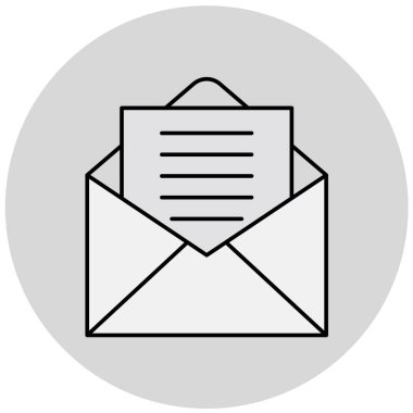 E- posta simgesi vektör illüstrasyonu