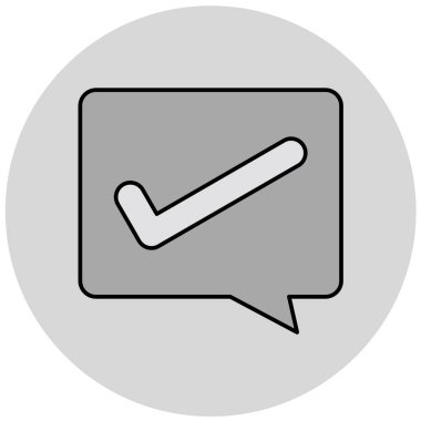 Bir işaretleme simgesinin vektör illüstrasyonu