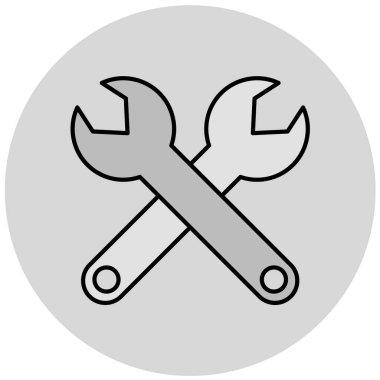 Anahtar simgesi. vektör illüstrasyonu