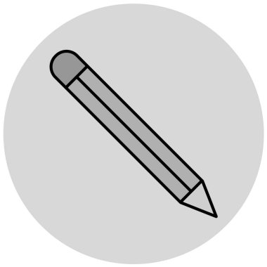 Kalem simgesi, vektör illüstrasyonu