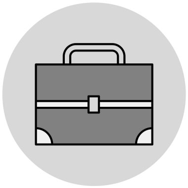 evrak çantası simgesi, vektör illüstrasyonu