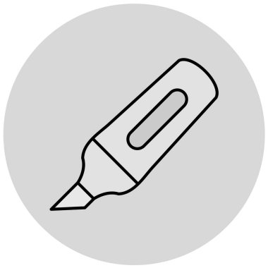 kalem simgesi vektör illüstrasyonu