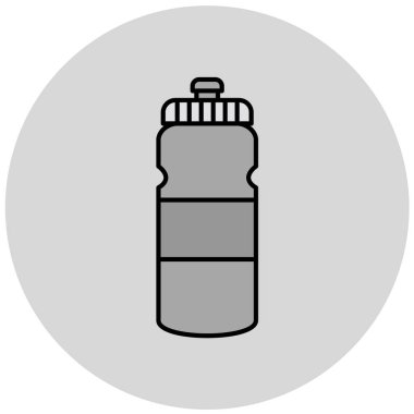 şişe simgesi, vektör illüstrasyonu