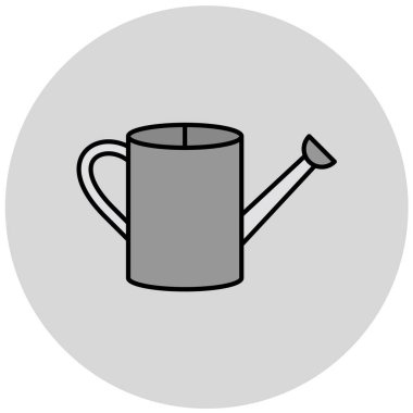 Bahçe ve bitki ikonunun vektör çizimi. Ağ için bahçe ve ekipman depolama sembolü koleksiyonu.