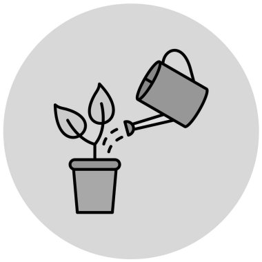 Bahçıvanlık. Web simgesi basit tasarım