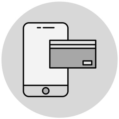 Kredi kartıyla. Web simgesi