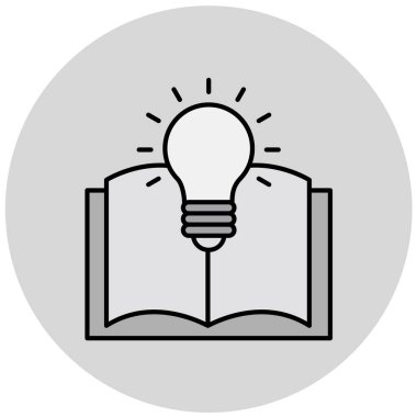 kitap simgesi vektör illüstrasyonu