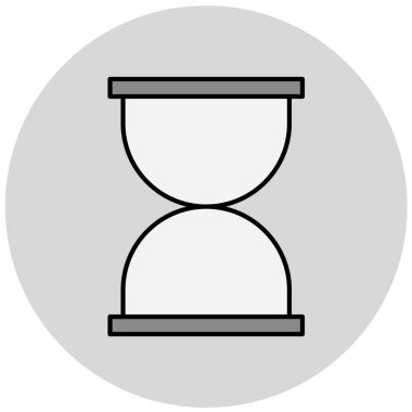 kum saati ikonu vektör illüstrasyonu