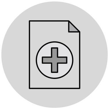 ekle. Web simgesi basit illüstrasyon