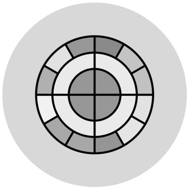 Hedef. Web simgesi basit illüstrasyon