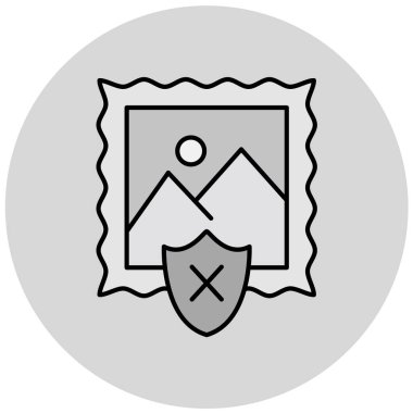 Modern pul simgesinin vektör illüstrasyonu