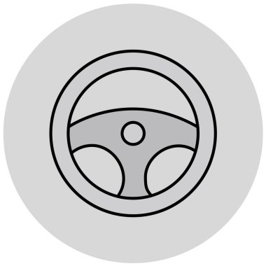 Direksiyon ikonu. vektör illüstrasyonu